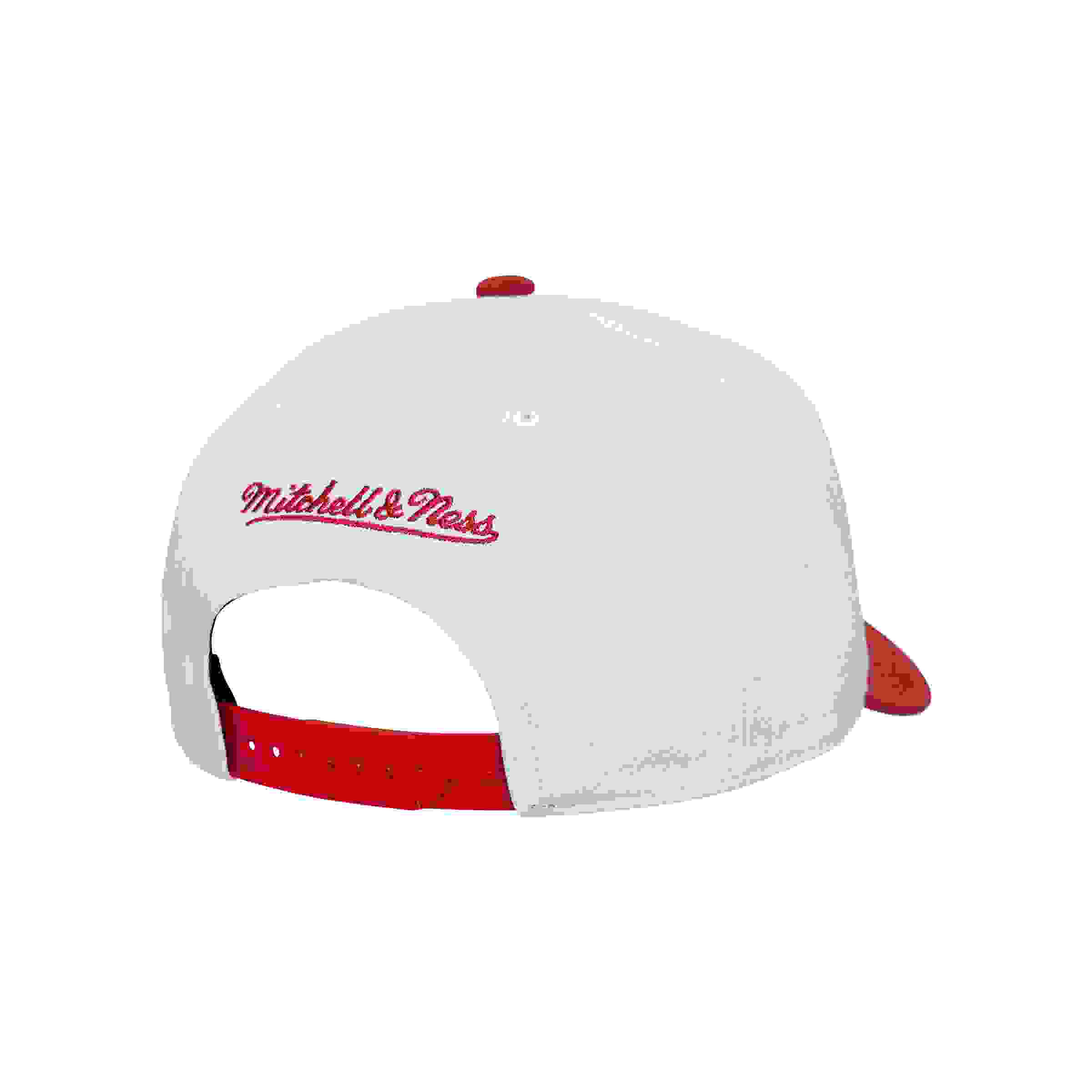 Mitchell & Ness Atlanta Hawks Bill Smack White/Red Snapback Hat